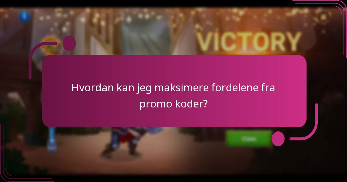Hvordan kan jeg maksimere fordelene fra promo koder?